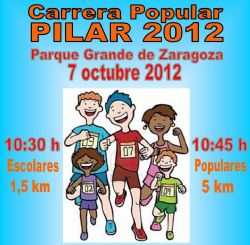 Ampliar foto: Ma�ana viernes se cierran las inscripciones para la Carrera Popular Pilar 2012