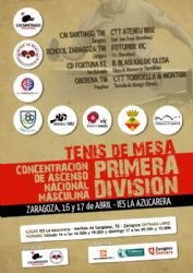 Ampliar foto: Concentraci�n de ascenso a Primera Divisi�n Nacional Masculina de Tenis de Mesa