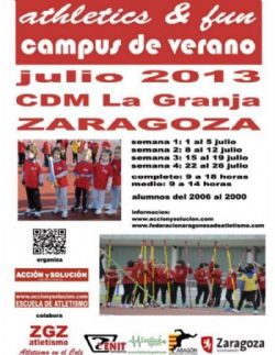 Campus de Verano «Athletics & Fun» en el CDM La Granja