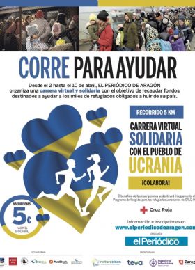 Carrera Virtual Solidaria con el Pueblo de Ucrania