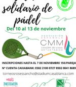 Torneo Solidario de Pádel a favor de la Asociación Española de Cáncer de Mama Metastásico