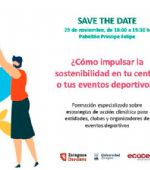 Formación gratuita: ¿Cómo impulsar la sostenibilidad en tu centro o tus eventos deportivos?