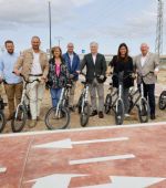 En servicio un tramo de 4,5 kilómetros del nuevo carril bici que unirá el Polígono de Malpica con Zaragoza