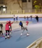 Cursillo de patinaje de velocidad para niños