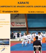 Campeonato de Aragón Cadete, Junior y Sub-21 de Kárate