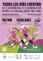 VI Carrera y Caminata por la Igualdad 5k 10k «Todos los días cuentan»