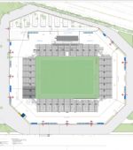 El pionero estadio modular tendrá cuatro graderíos independientes, 20.103 asientos y un área perimetral con servicios para el espectador