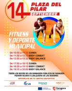 Clases de Fitness en la Plaza del Pilar