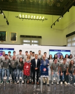 El Ayuntamiento recibe al Colo Colo FS