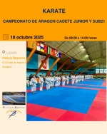Campeonato de Aragón Cadete, Junior y Sub-21 de Kárate
