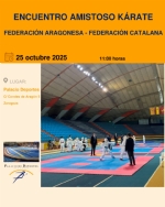 Encuentro Amistoso de Kárate Federación Aragonesa - Federación Catalana