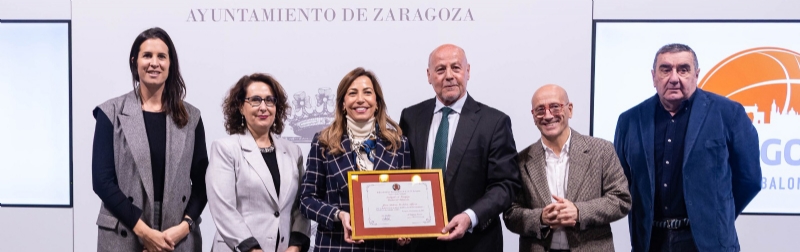 El Ayuntamiento nombra a Karina Rodríguez y Juan Antonio Corbalán Embajadores de «Zaragoza, Ciudad del Baloncesto»