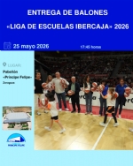 Entrega de balones «Liga de Escuelas Ibercaja» 2026