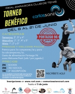 III Edición del Torneo Benéfico Fundación Carlos Sanz en el Real Zaragoza Club de Tenis