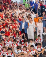 La alcaldesa Natalia Chueca recibe a los participantes de la 41ª Olimpiada Corazonista