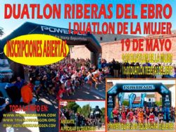 Este domingo, Duatlon Riberas del Ebro y el I Duatlon de la Mujer