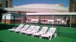 El solarium del Palacio de Deportes abrirá el 1 de mayo