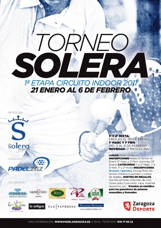 Torneo Solera de Pádel. Finales 1ª y 2ª Mixta