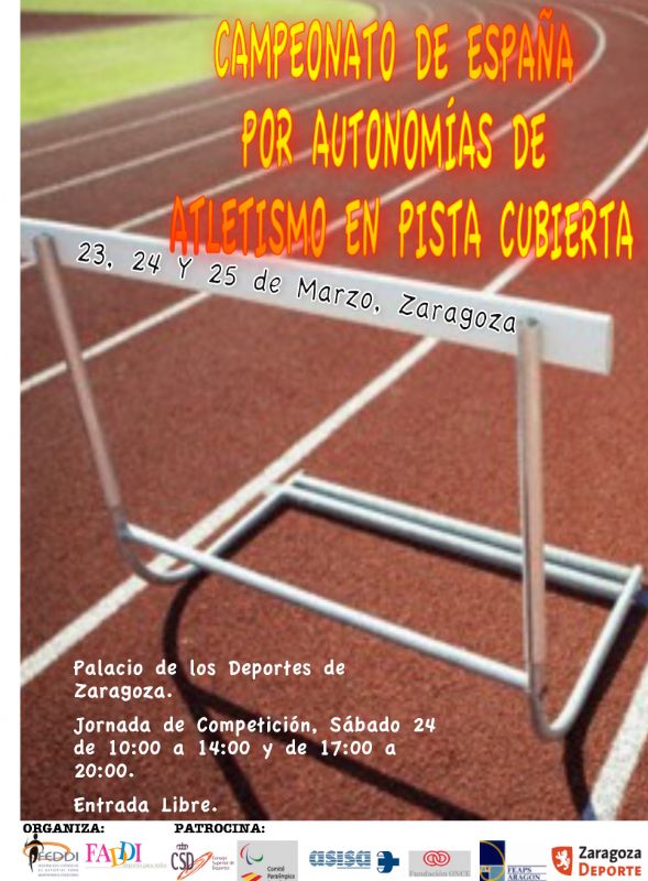 Campeonato de España de Atletismo en Pista Cubierta FEDDI 2012 por Selecciones Autonómicas