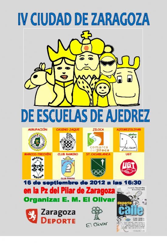 IV Torneo «Ciudad de Zaragoza» de Escuelas de Ajedrez