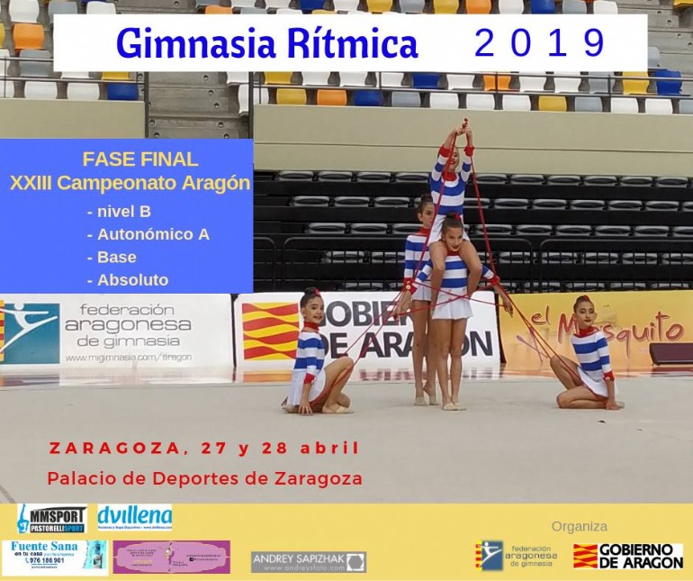Fase Final del Campeonato de Aragón de Promoción de Gimnasia Rítmica