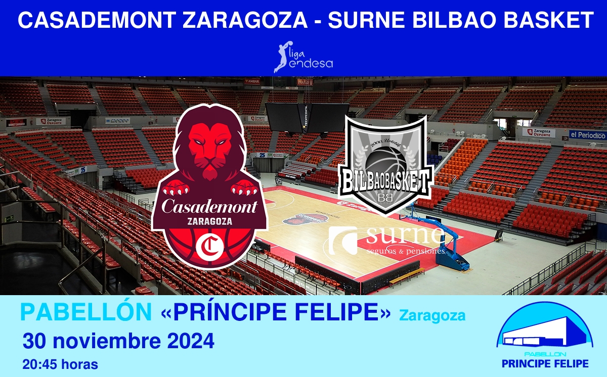 [ACB] Casademont Zaragoza - Surne Bilbao Basket