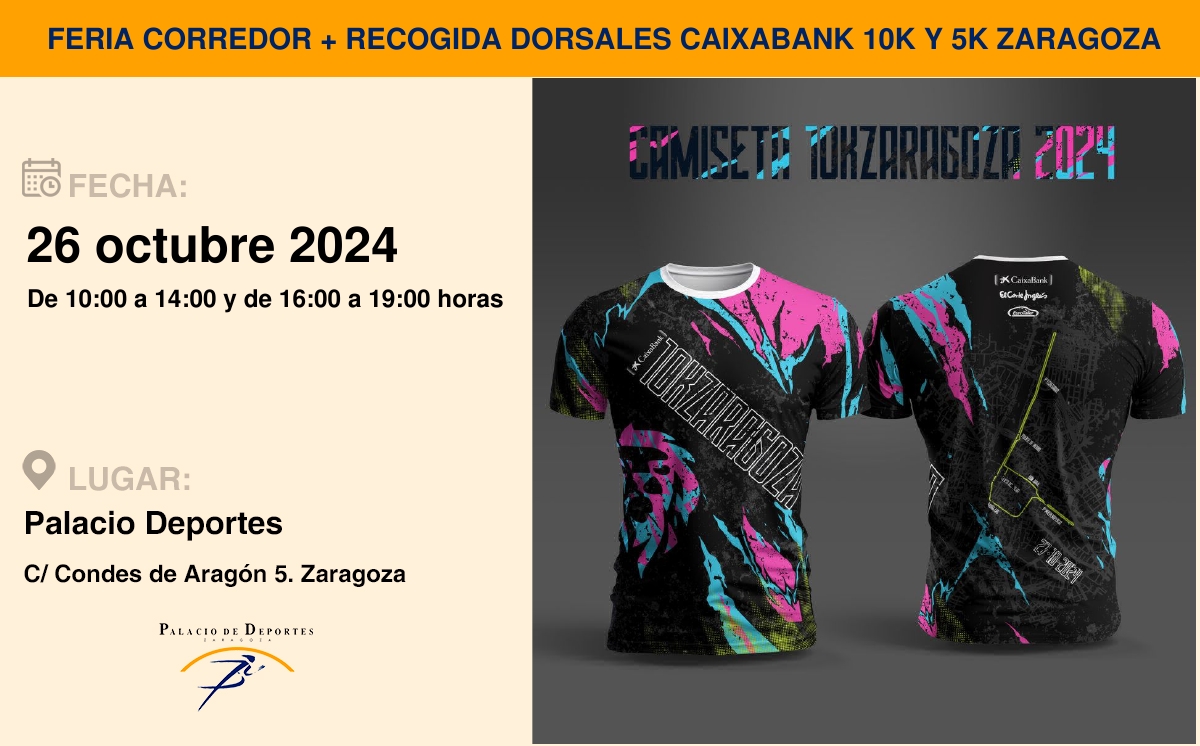 Entrega de dorsales y Feria del Corredor - CaixaBank 10k+5k Zaragoza. G.P. El Corte Inglés