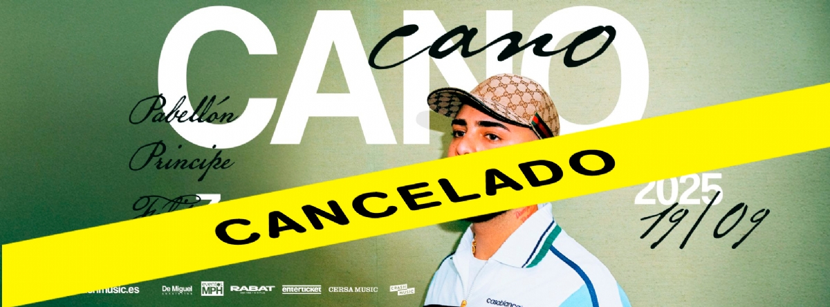 ¡¡CANCELADO!! Concierto de Cano