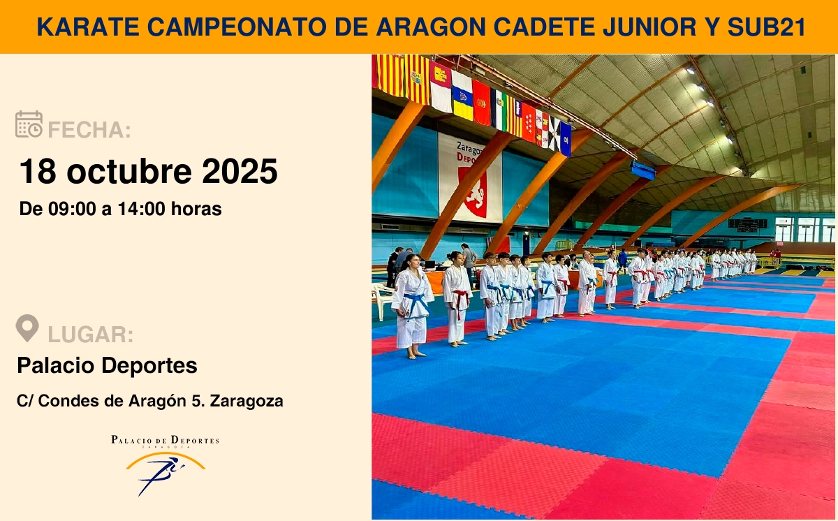 Campeonato de Aragón Cadete, Junior y Sub-21 de Kárate