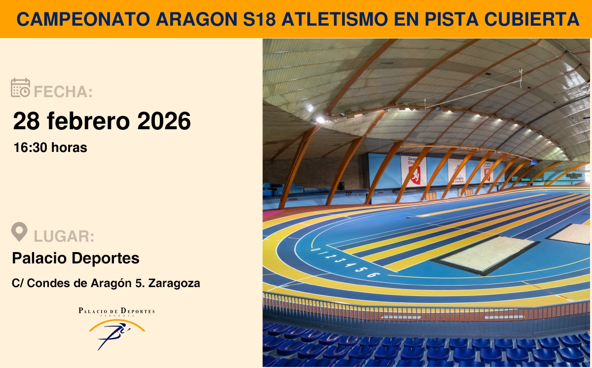 Campeonato Aragón S18 de Atletismo en Pista Cubierta