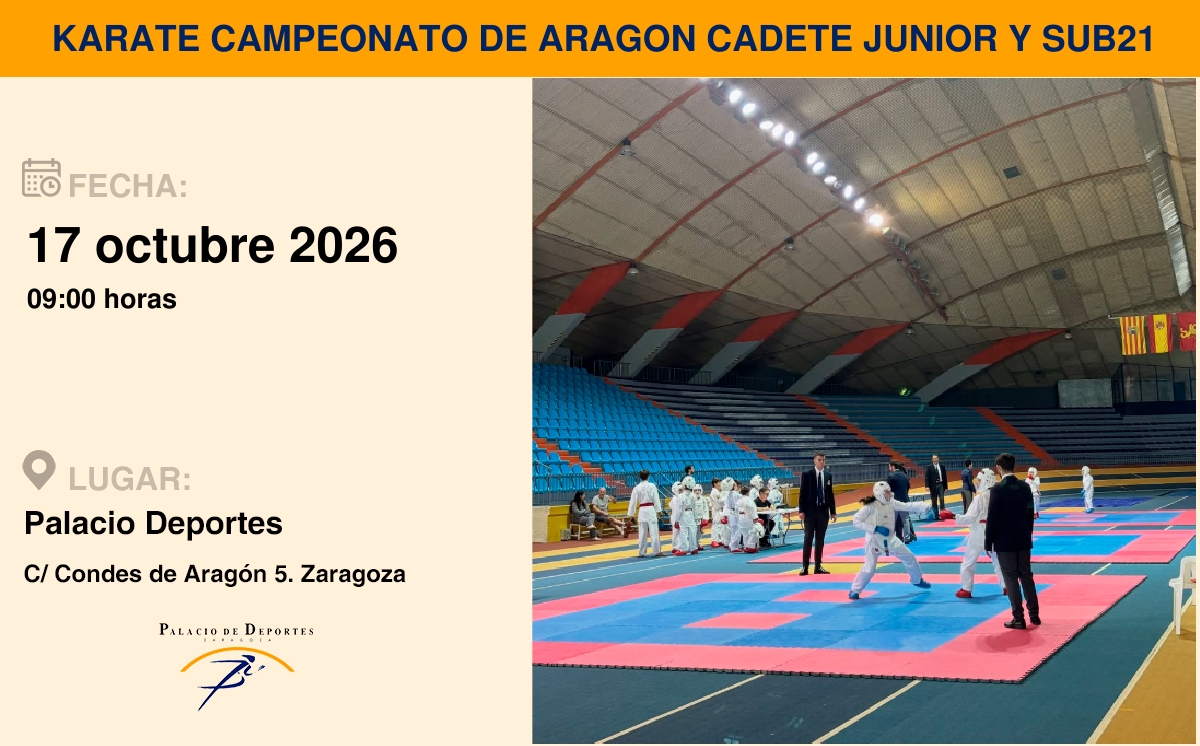 Campeonato de Aragón Cadete, Junior y Sub 21 de Kárate