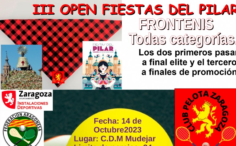 III Open Fiestas del Pilar de Frontenis