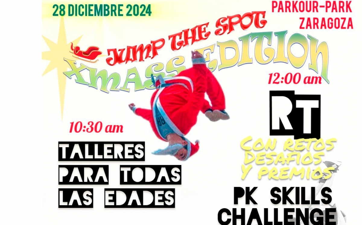 Evento Parkour «Jump the spot Xmas Edition» 2024