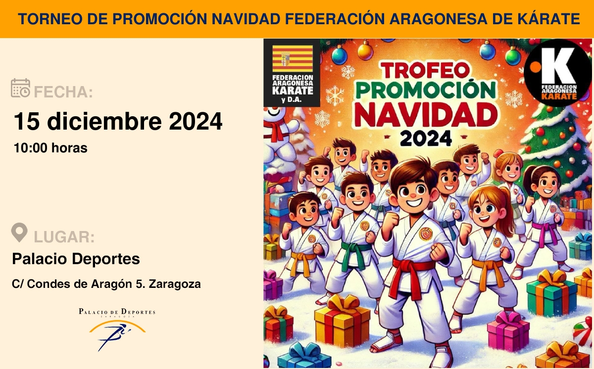 Torneo de Promoción Navidad de la Federación Aragonesa de Kárate