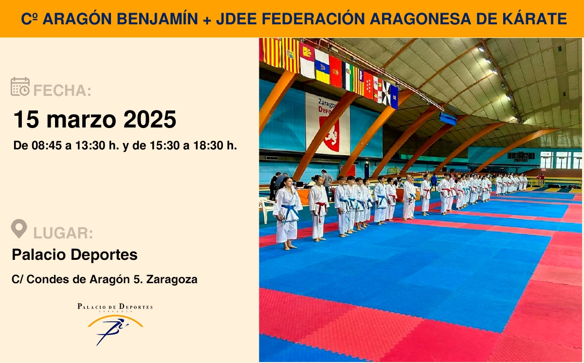 Campeonato Aragón Benjamín + JDEE de Kárate