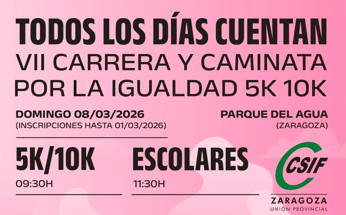 VII Carrera y Caminata por la Igualdad 5k 10k «Todos los días cuentan»