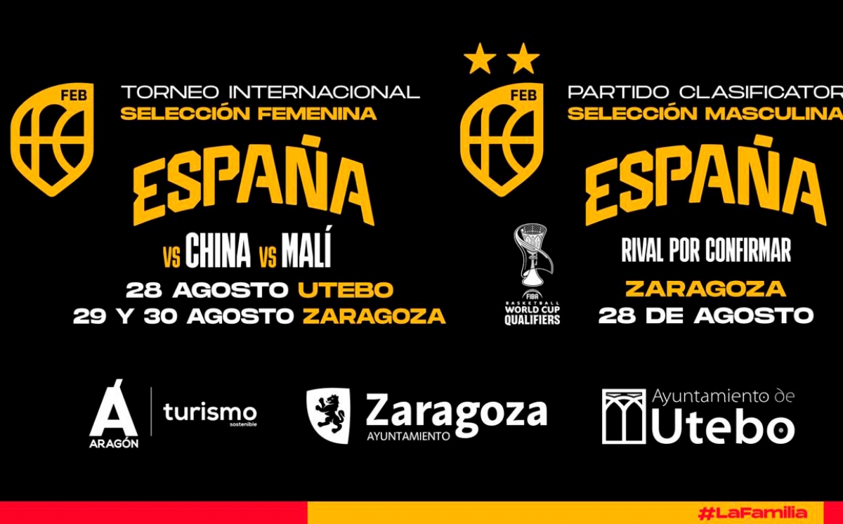 Selección Española Baloncesto: Partido Clasificatorio Selección Masculina + Torneo Internacional Selección femenina