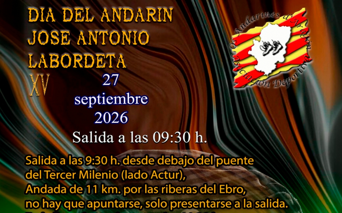 XV Día del Andarín «J. A. Labordeta» XV Día del Andarín «J. A. Labordeta»