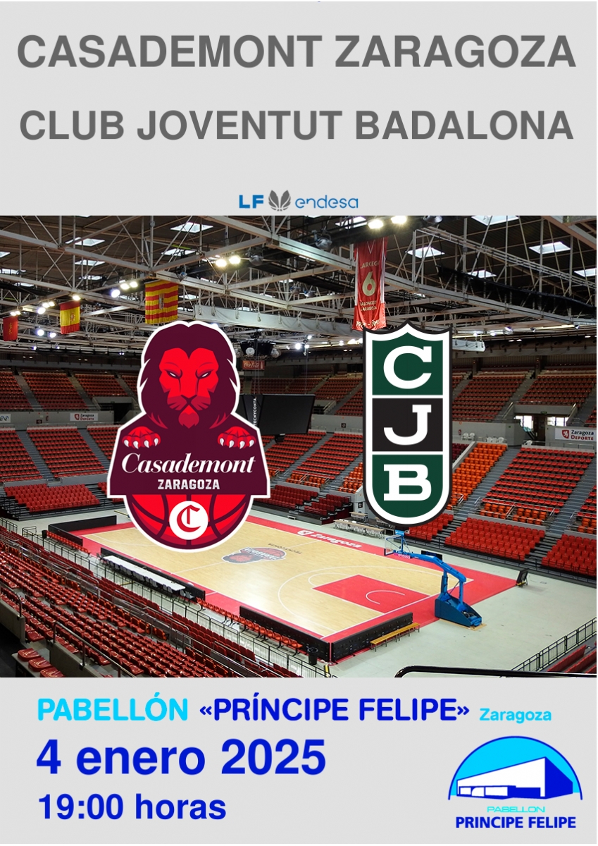 [L. F.] CASADEMONT ZARAGOZA - CLUB JOVENTUT BADALONA  