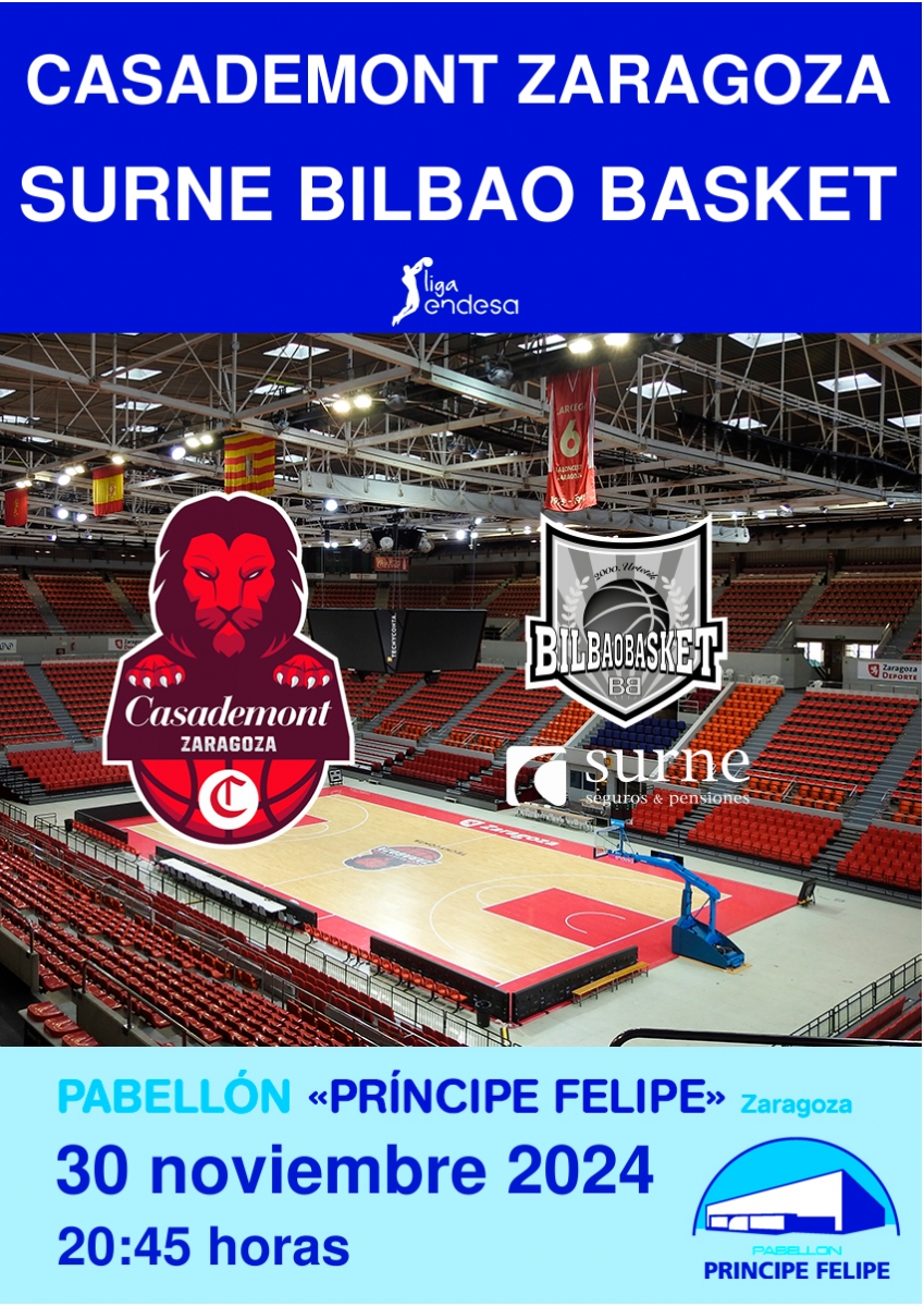 [ACB] Casademont Zaragoza - Surne Bilbao Basket