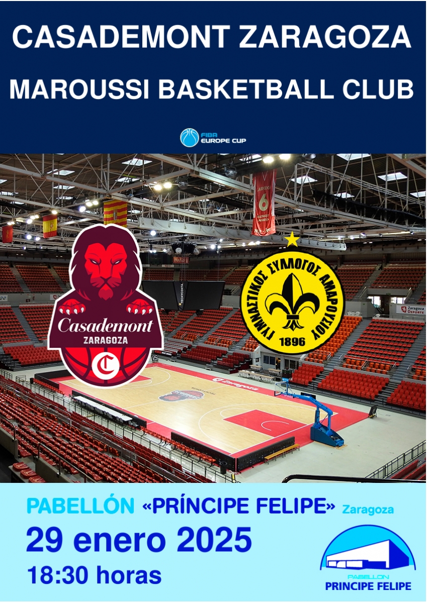 [EC] Casademont Zaragoza - Maroussi Basketball Club