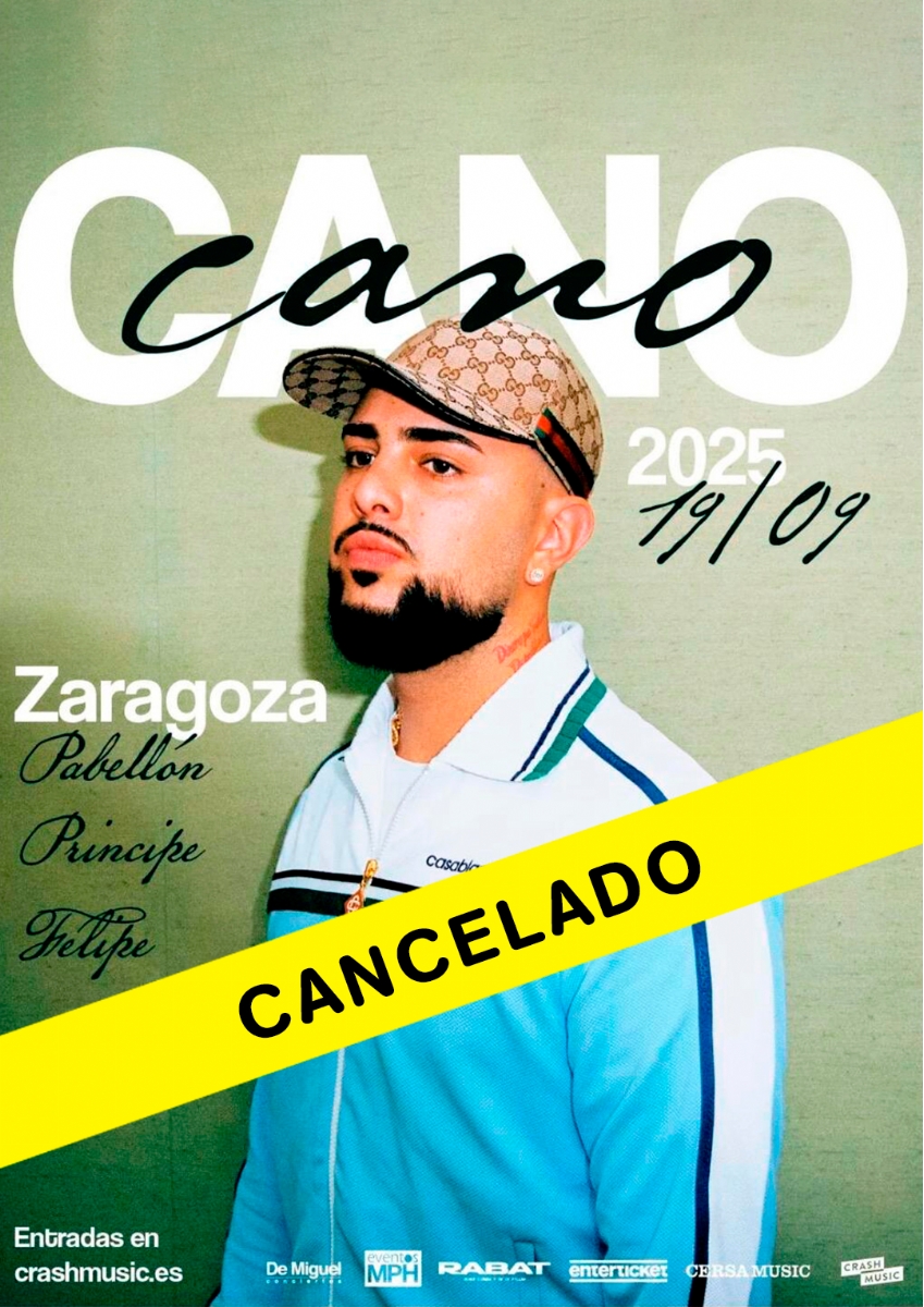 ¡¡CANCELADO!! Concierto de Cano ¡¡CANCELADO!! Concierto de Cano