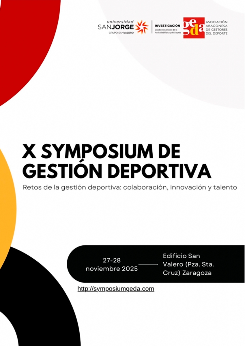 X Symposium Aragonés de Gestión en el Deporte X Symposium Aragonés de Gestión en el Deporte