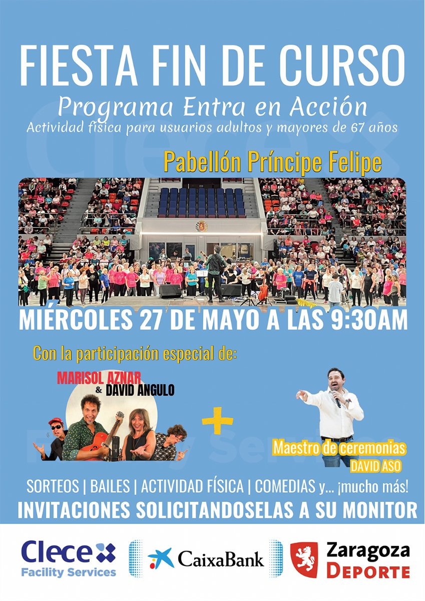 Fiesta Fin de Curso del programa «Actividad física para adultos y personas mayores de 67 años» Fiesta Fin de Curso del programa «Actividad física para adultos y personas mayores de 67 años»