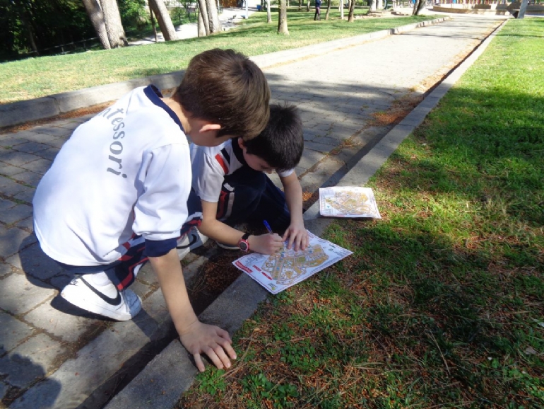 Nuevo éxito de la actividad escolar «Orientación en los Parques»