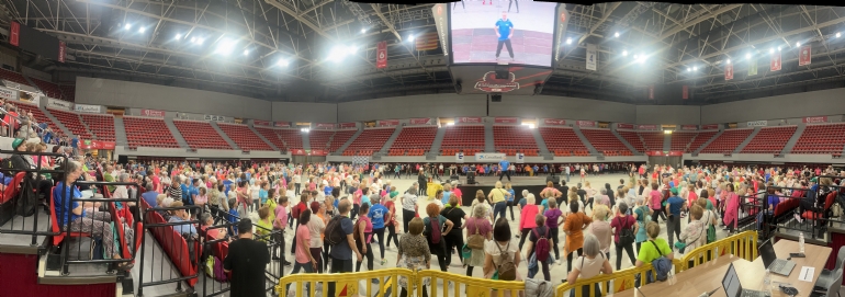 1.300 personas participaron en la fiesta fin de curso del Programa «Actividad Física para Adultos y Mayores de 67 años»
