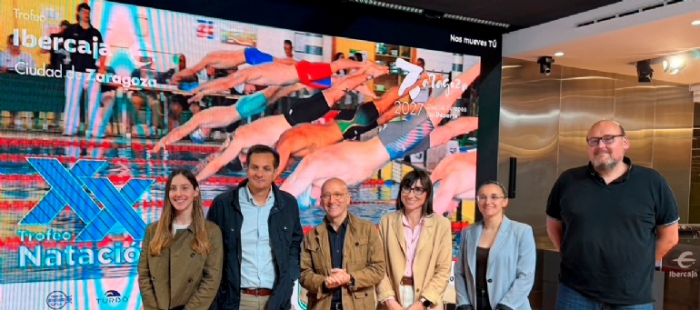El XX Trofeo «Ibercaja-Ciudad de Zaragoza» de Natación volverá a contar con una destacada participación