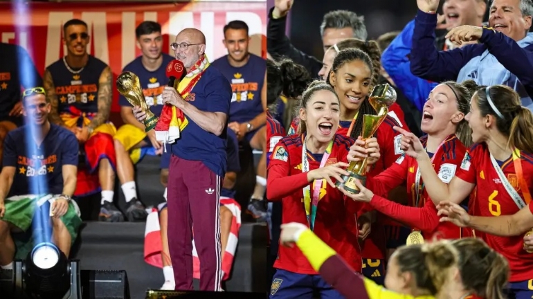 El Gobierno concede placa de Orden Mérito Civil a selecciones de futbol masculina y femenina 