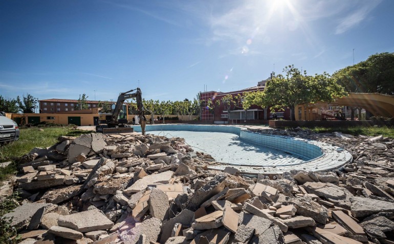 Comienza la reforma integral de las piscinas del CDM Gran Vía