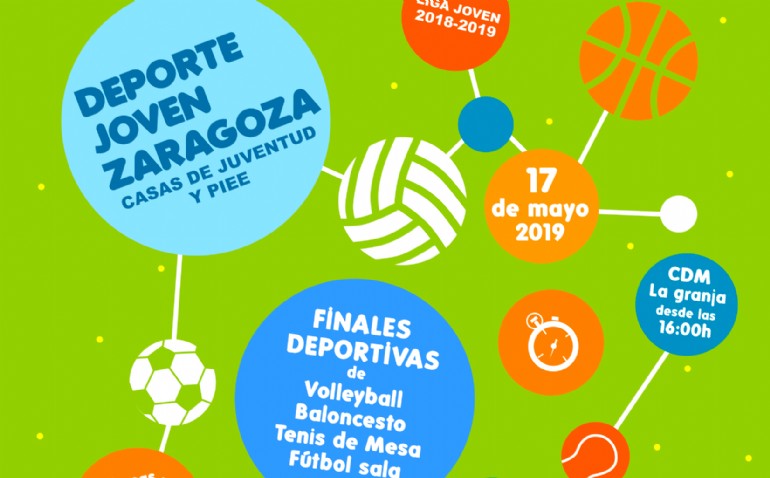 La gran fiesta del deporte juvenil de Zaragoza llega este viernes al CDM La Granja y al pabellón «Príncipe Felipe»
